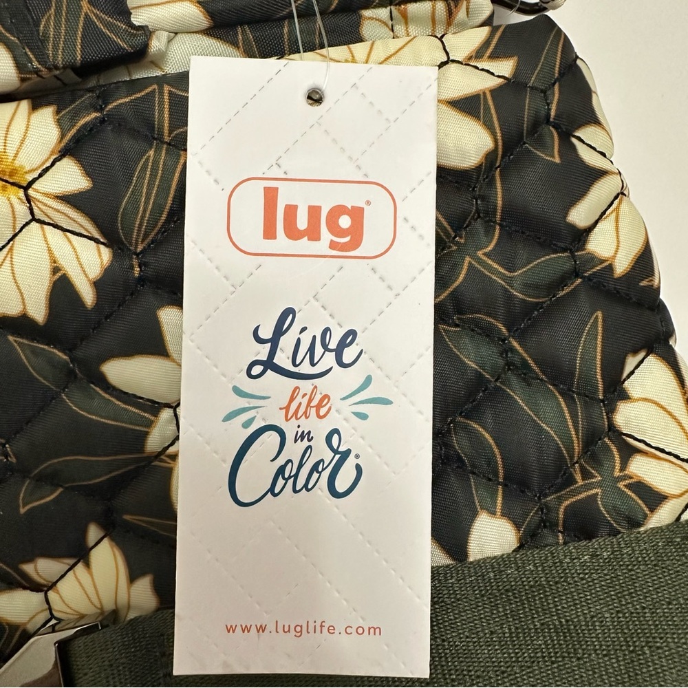 Lug Quilted Crossbody Purse - Autumn Daisies | Buckle Closure, Floral Print - Picture 6 of 8